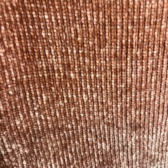 Orvis Terracotta Chenille Chunky Knit Crewneck Sweater Cozy - Picture 3 of 7
